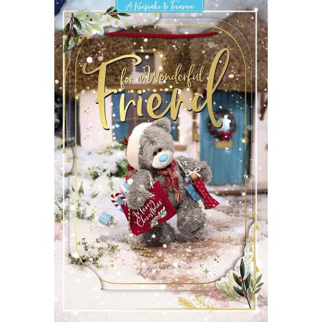 3D Holographic Wonderful Friend Me to You Bear Christmas Card £3.39